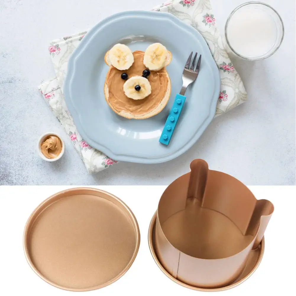 Bear Head Shape Bread Baking Mould Cake Toast Non-Stick Loaf Pan Steel Bread Toast Mold Box Cake Tin Kitchen Tool  For Bakin