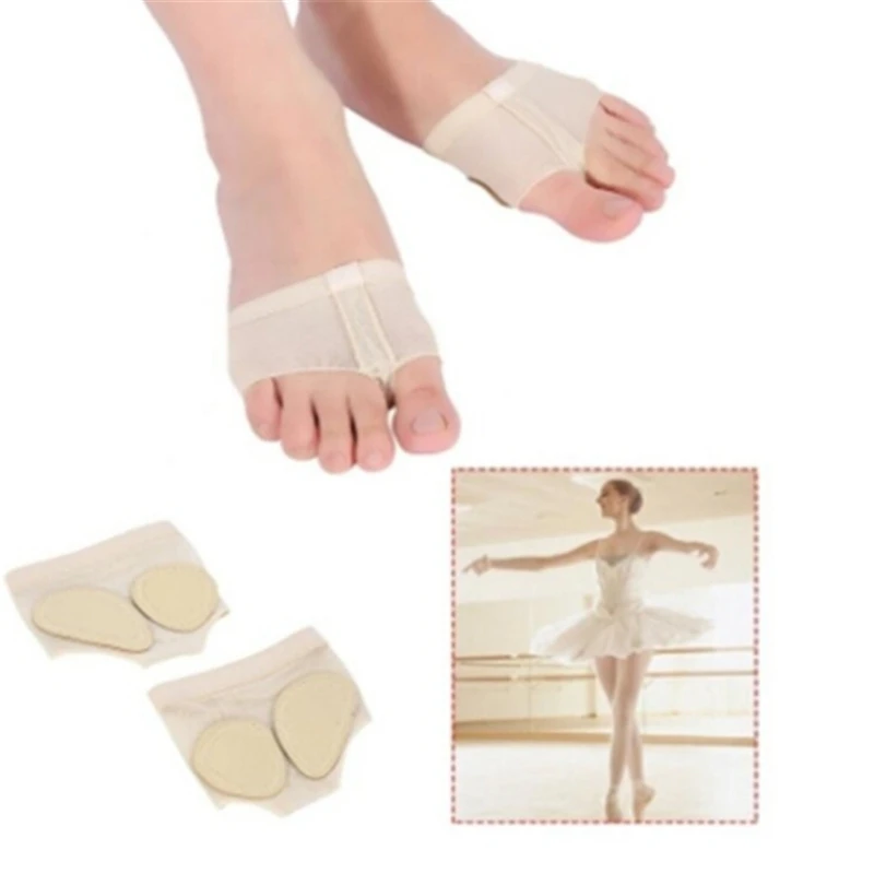 Meninas do ventre ballet metade sapatos dividir sola macia pata de dança pés proteção toe almofada cuidados com os pés das mulheres ferramenta