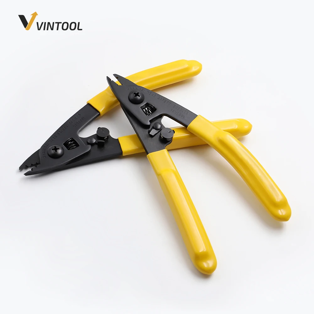 VINTOOL CFS-3  Three-port Fiber Optical Stripper Pliers Wire Strippers for FTTH Tools Optic Stripping Plier Tool