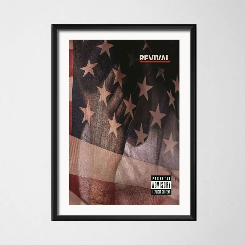 Poster Prints The Eminem Show Kamikaze Rap Hip Hop Music Album Star Oil Painting Canvas Wall Art Pictures Living Room Home Decor