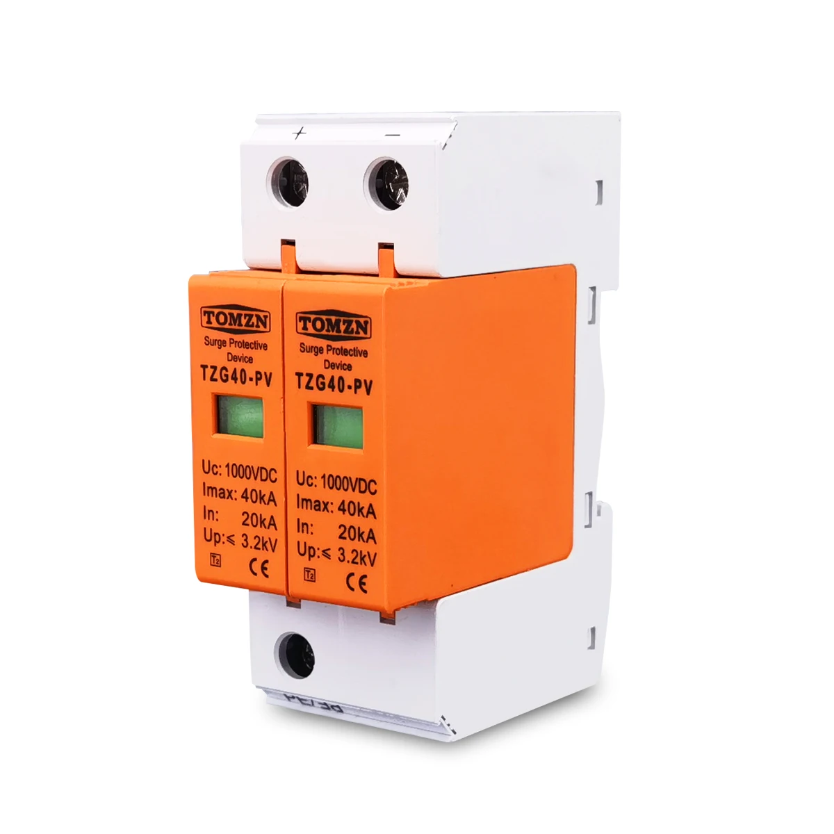 Dispositivo protector contra sobretensiones doméstico SPD DC 1000V 20KA ~ 40KA