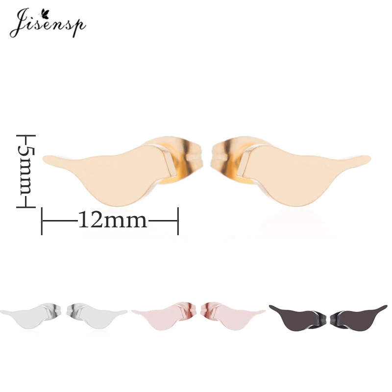 Jisensp Stainless Steel Christmas Earings for Women Girls Cartoon Birds Deer Flower Stud Earrings Accessories Birthday Gift 2025