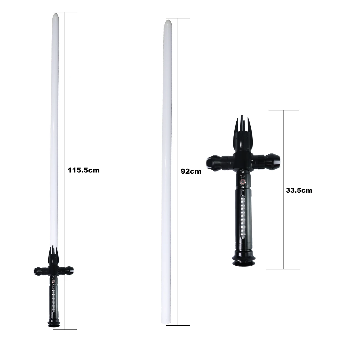 Damien saber Cross Guard Lichtschwert Xeno 3,0 Pixel empfindliche glatte Schaukel schwere Duell leichte Säbel Metall griff mit Bluetooth