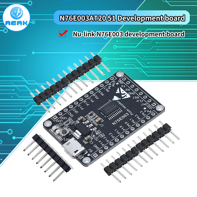 51 C51 N76E003AT20 Development Board Development Board System Board Core Board N76E003