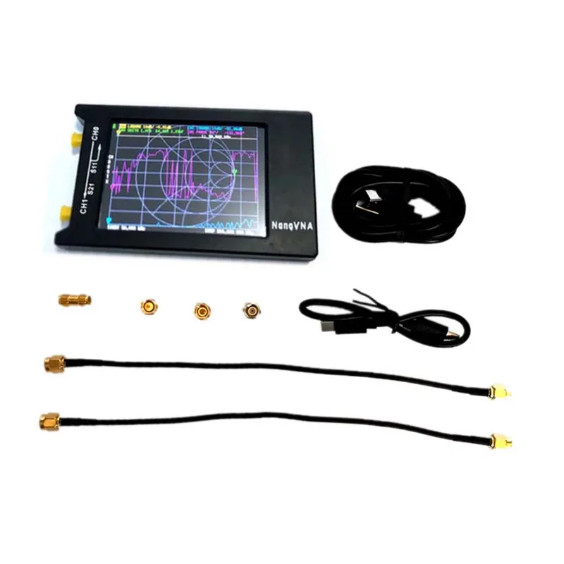 New 4 inch LCD Display 10KHz~1.5MHz NanoVNA-H4 HF VHF UHF Vector Network Analyzer Antenna Analyzer RF Demo Kit