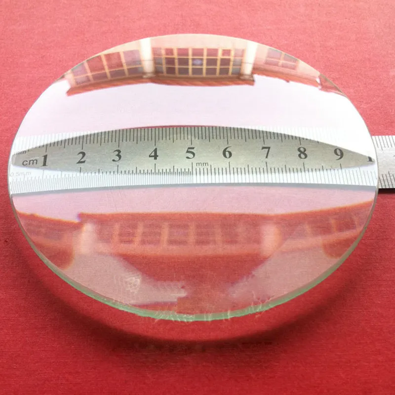 small lens 97mm Double Convex Lens Optical Magnifying Glass 3x/10x or 5x Optional