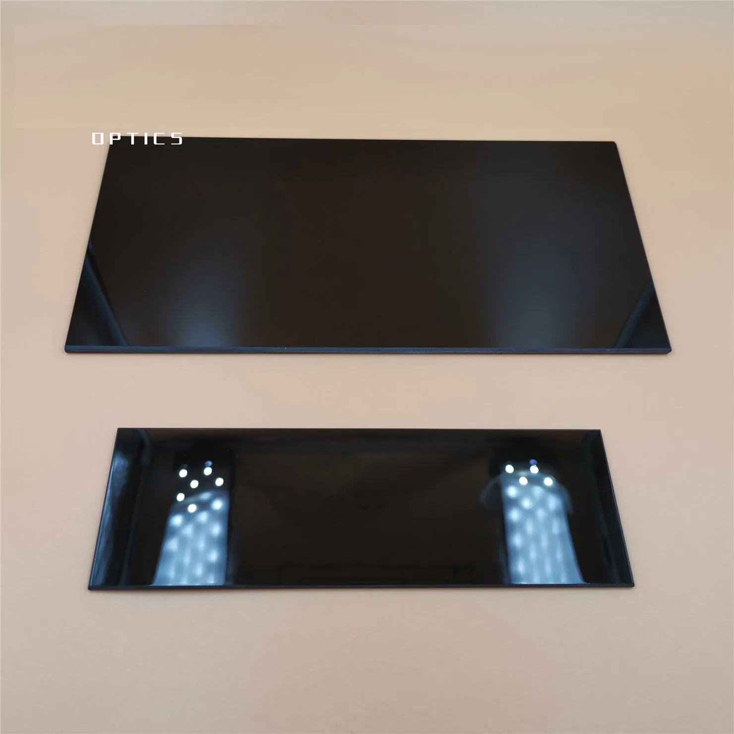1PCS 150x50x2mm ZWB2 Colored Glass Filter Wavelength 365nm Optical Lens Scientific Research Teaching Filter