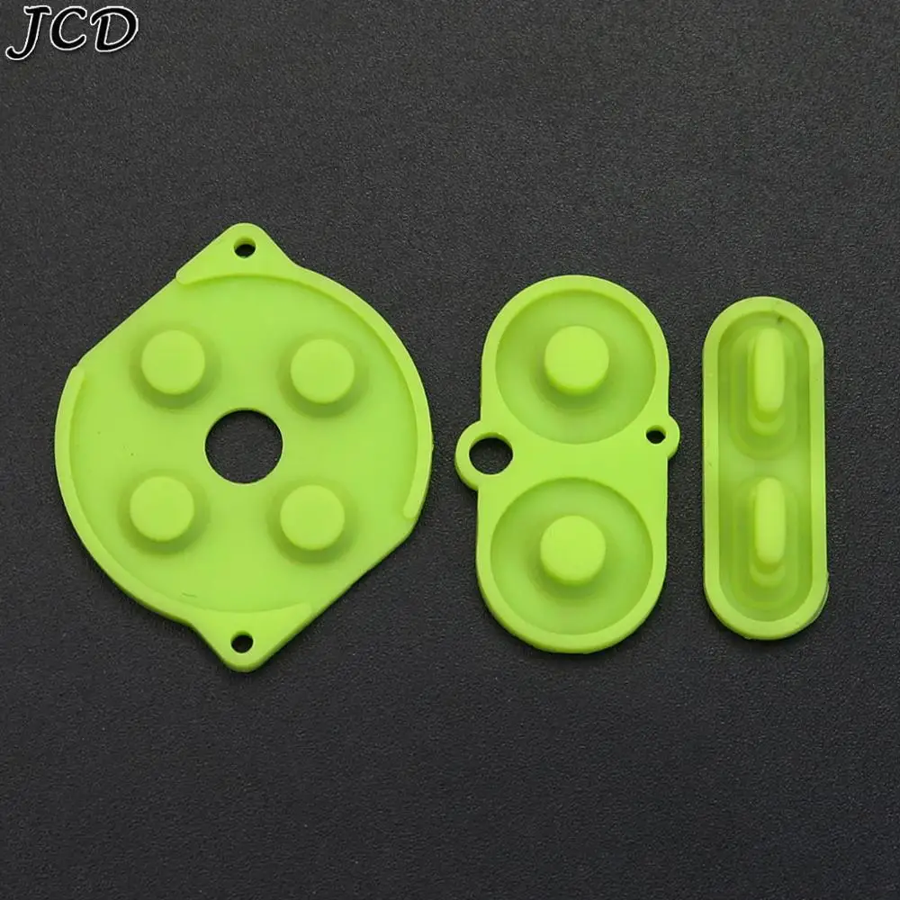 JCD 10Colors rubber conductive button A-B d-pad for Game Boy Color GBC shell housing silicon start select keypad