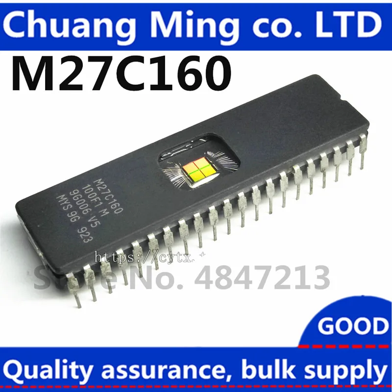 Free Shipping 50pcs/lots M27C160-100F1 M27C160 27C160 CDIP-42 IC In stock