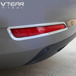 Vtear For Skoda Octavia A7 rear foglights cover body Exterior Chromium decoration car-styling accessory products part 15-17