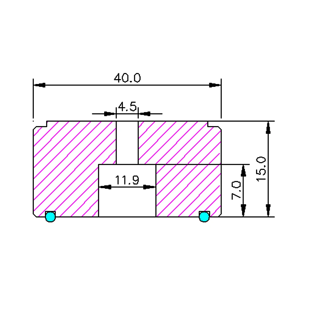 4 Bộ Khuếch Đại Cô Lập Chân Máy Chống Sốc Va Đập HIFI Bàn Xoay Chân Miếng Lót Khuếch Đại Âm Thanh Chân Nhôm Loa Cô Lập Chân 40*15