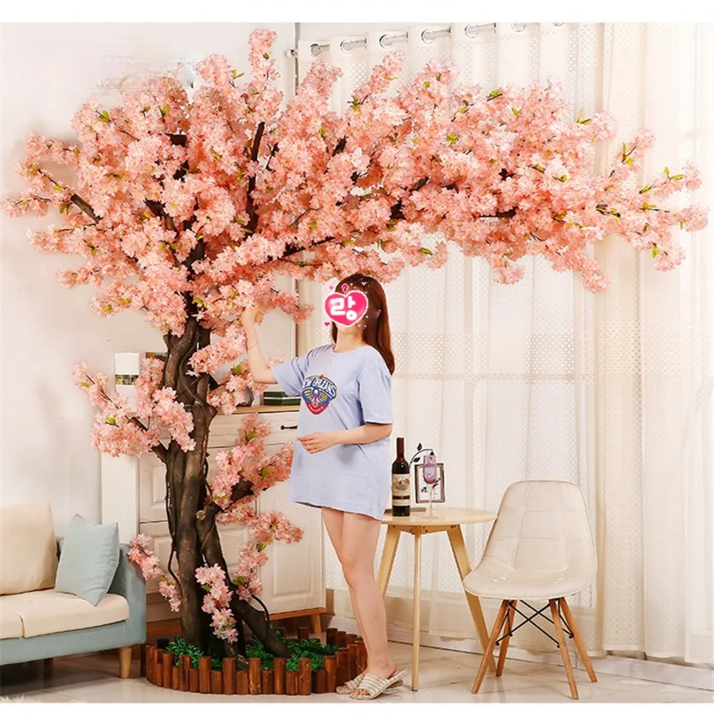 

10pcs Multi-style artificial flower Cherry blossom branch Home ceiling rattan hotel project landscaping Wedding DIY arch decor