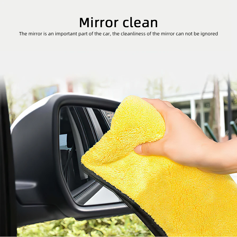 5/10 pcs Extra Soft Car Wash Microfiber Towel Car Cleaning Drying Cloth Car Care Cloth Detailing Car WashTowel Never Scrat