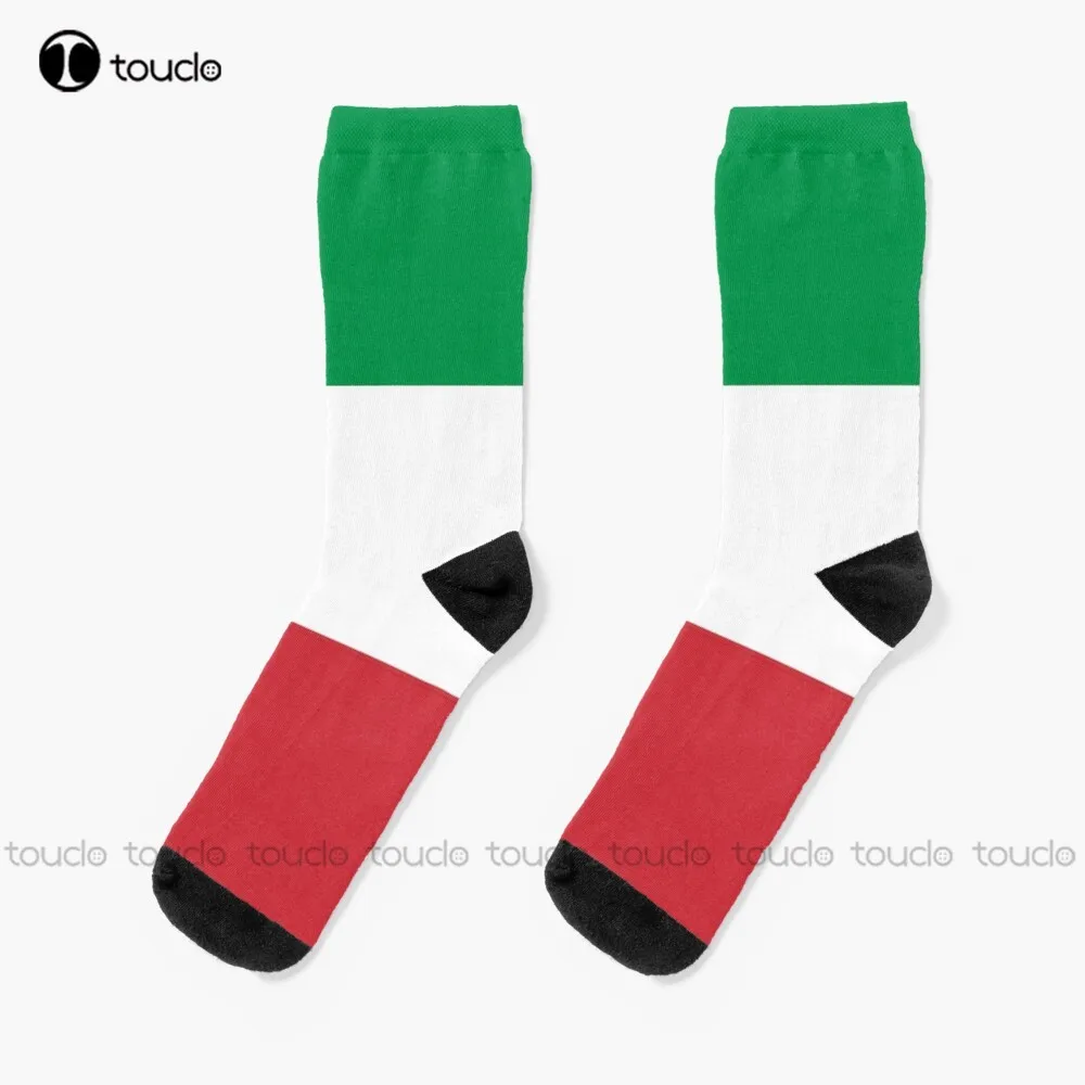 

Italian Classic Flag - Italy Socks Unisex Adult Teen Youth Socks Personalized Custom 360° Digital Print Hd High Quality