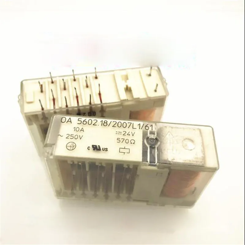 

24V relay OA 5602.18/2007L1/61 OA 5602182007L161 OA 5602.18 2007L1 61 OA 5602.18-2007L1-61 24VDC 10A 14PIN