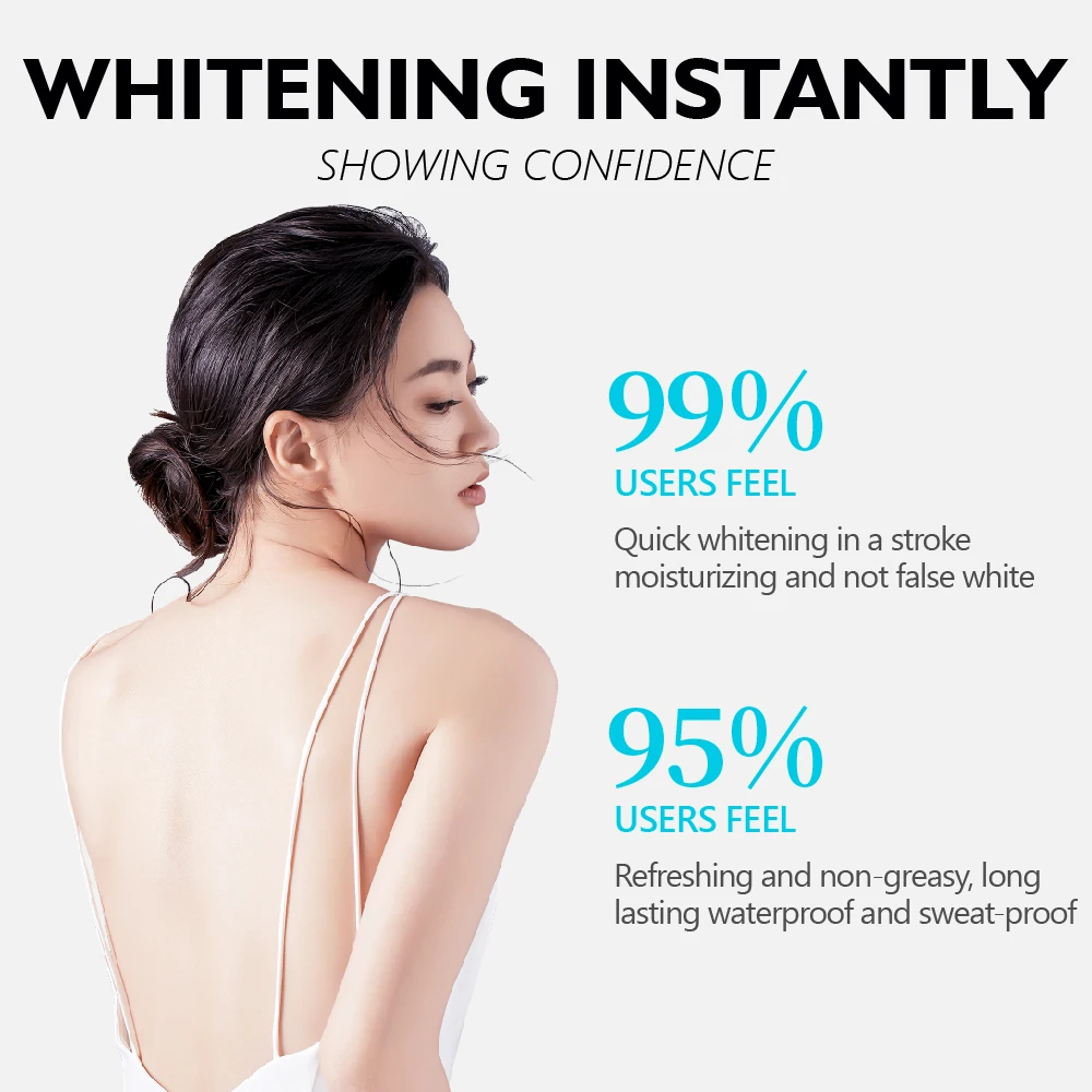 VIBRANT GLAMOUR Face Body Rapid Skin Bleaching Cream Whitening Brightening Moisturizing Long-lasting Soothing Repairing Lotion