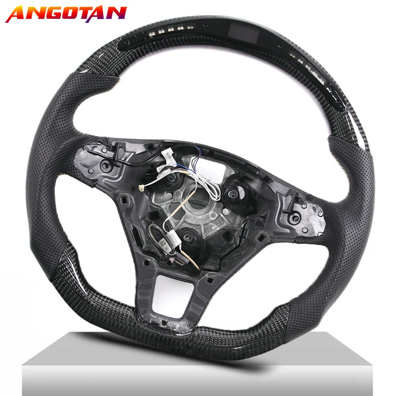 Fit For Volkswagen VW Golf CC mk4 mk5 mk6 mk7 Tiguan Passat B7 B6 B8 B9 LED Carbon Fiber steering wheel