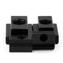 5Pcs M5 M6 M8 M10 M12 M14 DIN508 Black Oxide Finish Grade 8.8 Carbon Steel T-Slot Nut Tapped Through Slot T-nuts Furniture