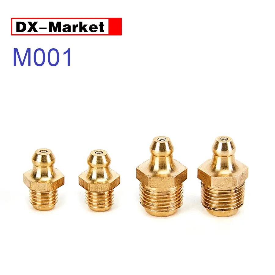 M5~M16 Standard Brass Grease Nipples ,M001