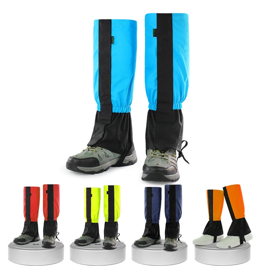 Outdoor Waterproof Leg Gaiters, Leg Covers, Hiking, Camping, Climbing, Skiing, Desert Boots, Shoes, Snow, Legs Protection