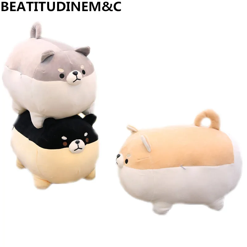 1 pz 40cm/50cm nuovo pazzo grasso Shiba Inu giocattoli di peluche animali farciti giocattoli per bambini morbido divano cuscino cuscino decorazioni per la casa regali