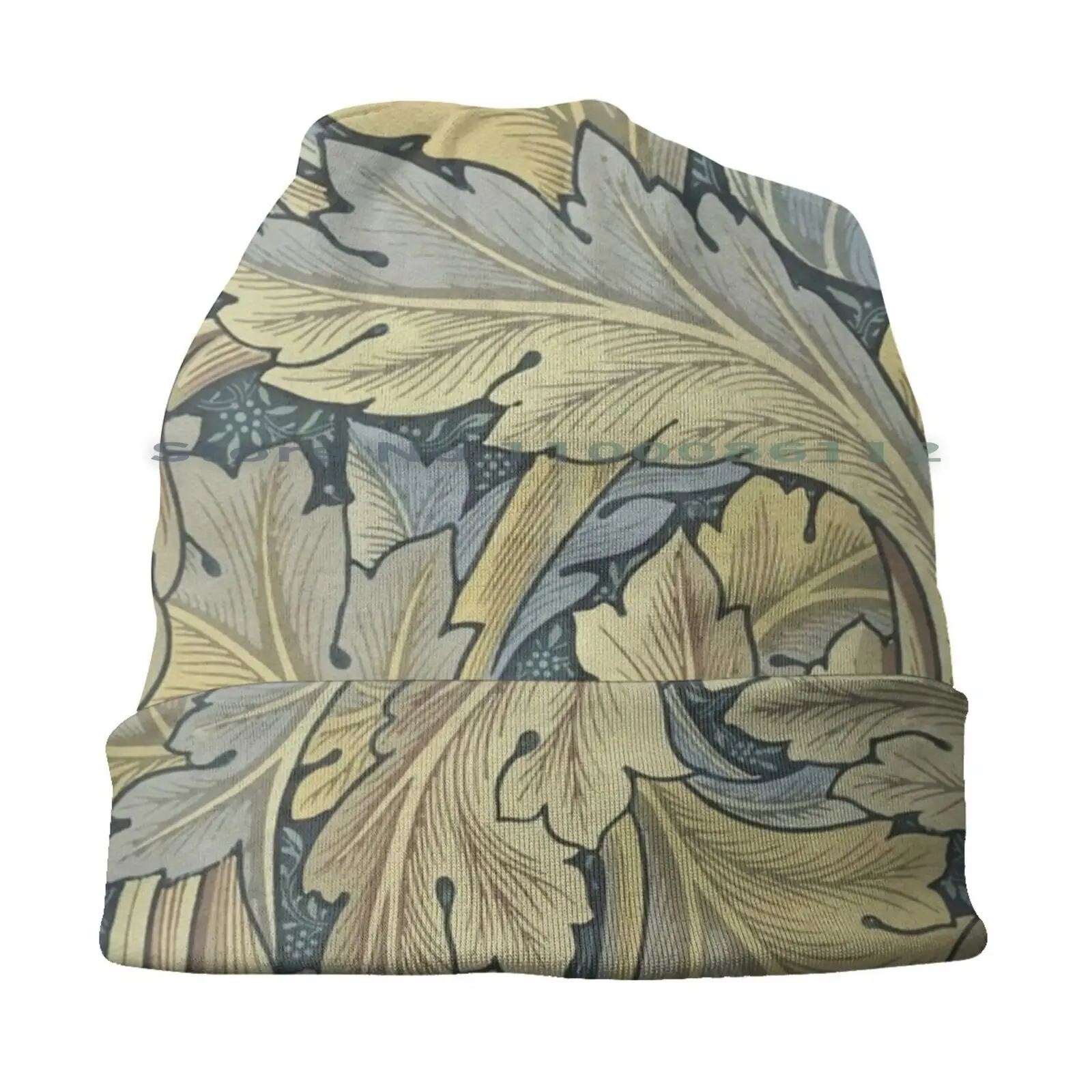 William Morris Acanthus Leaves Beanies Knit Hat William Morris Acanthus Leaves Intertwined Acanthus Foliage Floral Art Nouveau