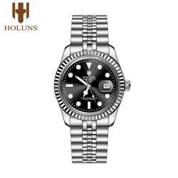 HOLUNS Mens Watches Japanese Miyota Quartz Movement Watch Sports Male Business Calendar 5ATM Waterproof Casual Relogio Masculino