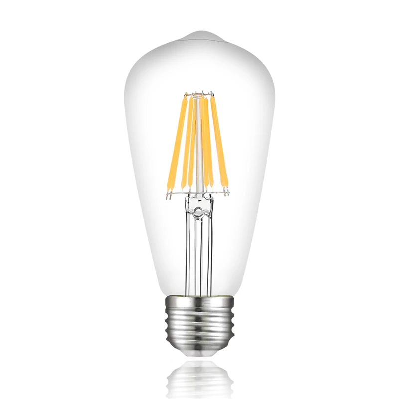 ST64 LED Filament Edison Bulb Lamp E27 220V Industrial Decor Vintage Retro Lamp Light Bulb 12W 16W Ampoule Bombillas Gloeilamp