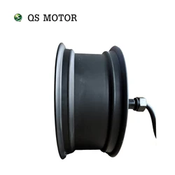 QS Motor 12*5,0 zoll 5000W V4 96V 95kph Einzigen Welle In-Rad Hub Motor für elektrische Motorrad E-dreirad