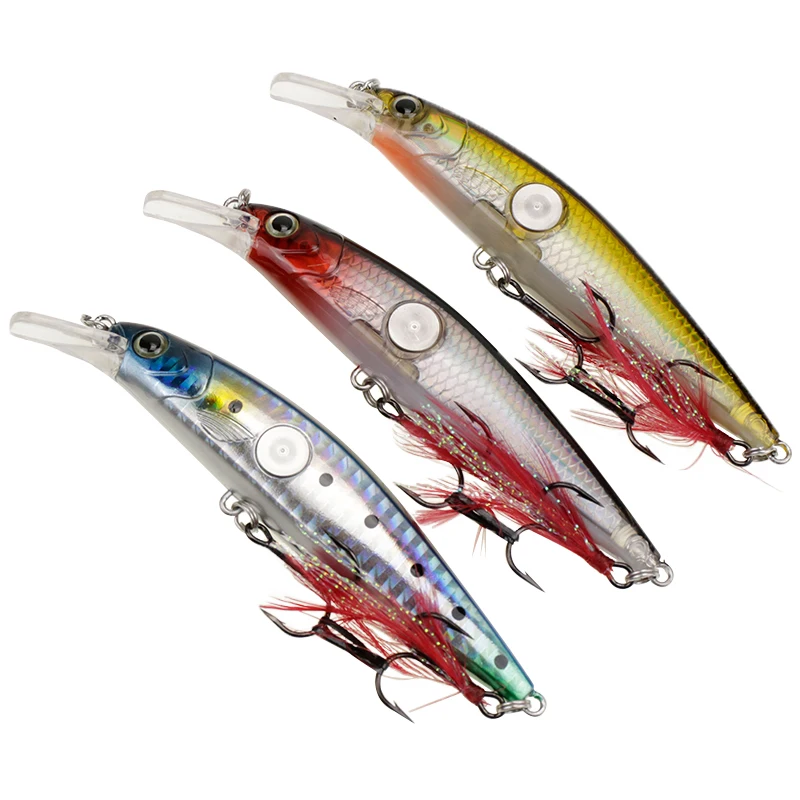 

8pcs Minnow Fishing Lures Artificial Bait for Sea Fishing Baubles for Walleye in Summer Sunken Walkers Sea Fishing Wobblers