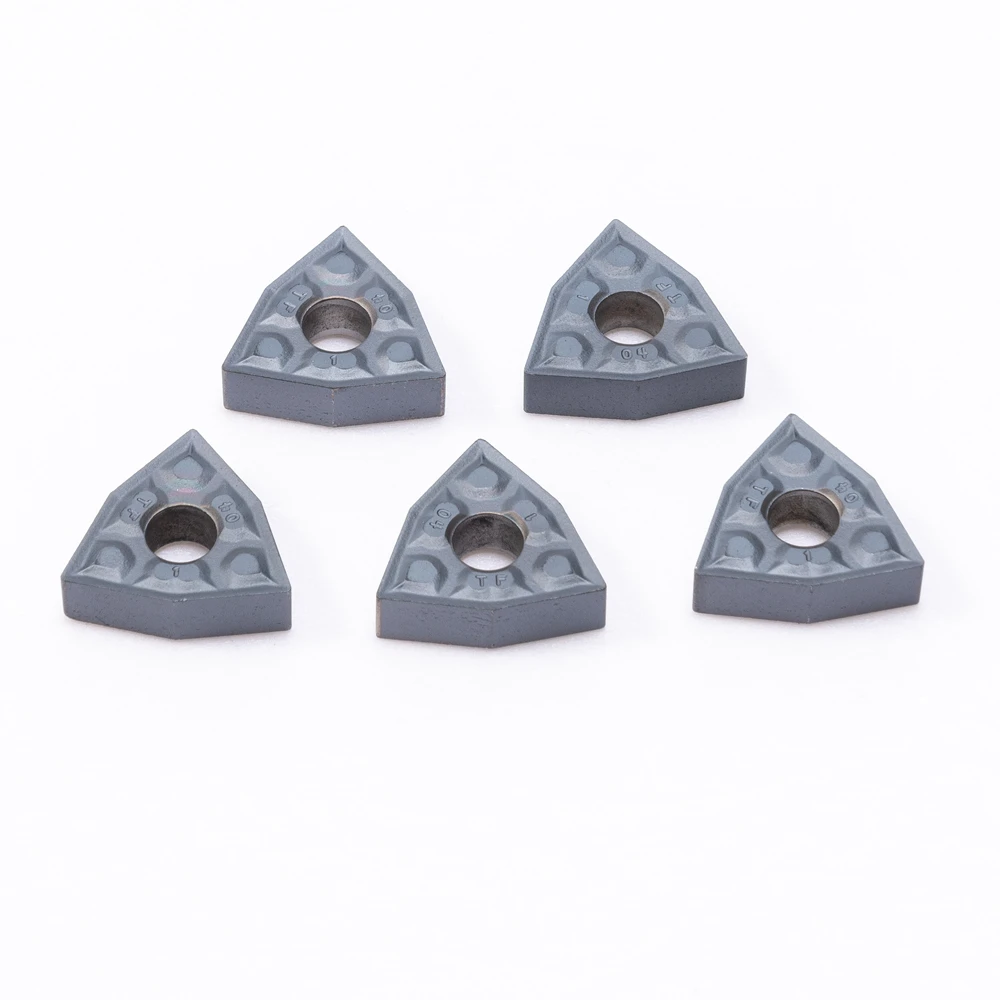 10 шт. WNMG080404 TF IC907 CNC Внешний токарный режущий инструмент, карбидная вставка WNMG 080404 907 токарная вставка