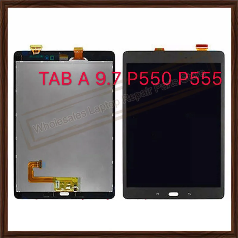 

LCD Display For Samsung Galaxy Tab A 9.7 SM-P550 SM-P555 P550 P555 Lcd Touch Screen Digitizer Panel assembly Replacement