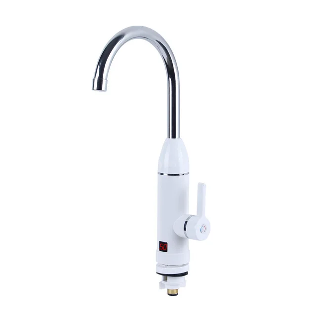 3000W Kitchen Instant Water Heater Faucet Electric Tankless Water Heater LED Digital for Kitchen Cold Hot Dual-Use