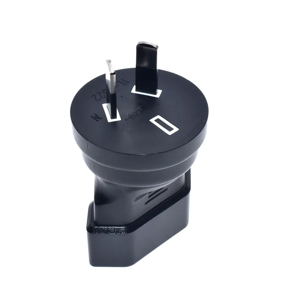 Australia AS3112 2Pin power cable plug to Europe Schoko CEE7/16 receptacle plug adapter converter 2.5A  250V