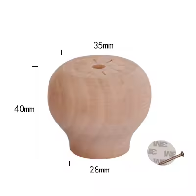 Solid Wood Furniture Heighten Legs Sofa Stool Increased Pad Bed TV Cabinet Coffee Table Round Heighten Feet Furniture Parts - Image 15