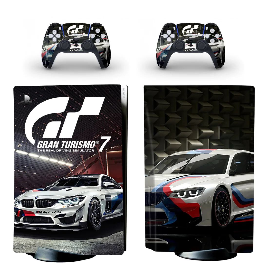 Gran Turismo GT Sport PS5 Disc Skin Sticker Decal Cover for PlayStation 5 Console Controller PS5 Disk Skin Sticker Vinyl