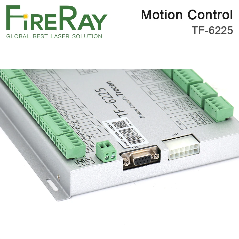 FireRay Trocen Fiber + Co2 Laser Controller TF-6225 Metal and Non Metal Material Cutting Controller+Auto Height-Sensing System