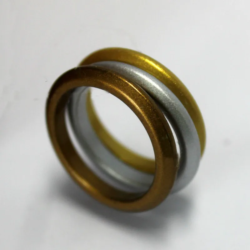 Gold Silver Color Flexible Silicone Ring Food Grade 3mm FDA Glossy Sports Environmental Finger Rings for Women Men Wedding Band