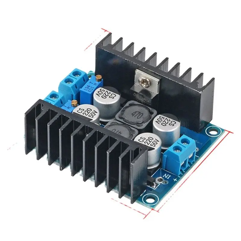 LM2596S Dual-Channel ปรับแผงพลังงาน DC5-40V คู่เอาต์พุต DC5V12V24V แรงดันไฟฟ้าโมดูล3A