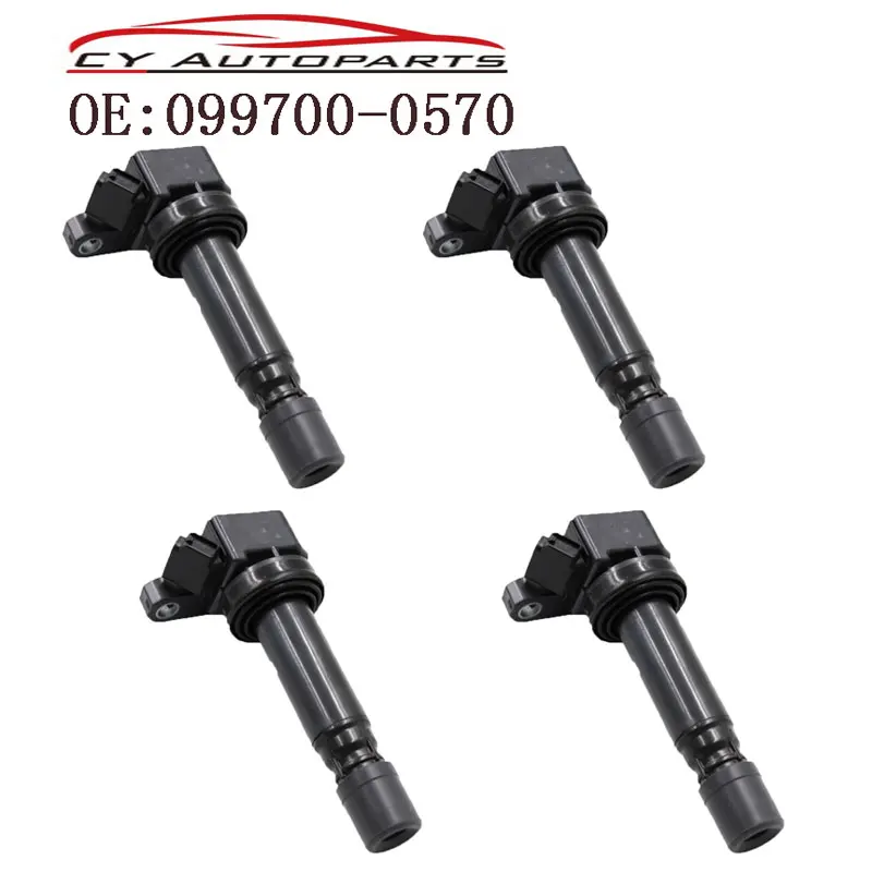 

4 PCS Ignition Coil For Daihatsu Cuore VI Sirion (M1) 1.0 099700-0570 90048-52126 0997000570