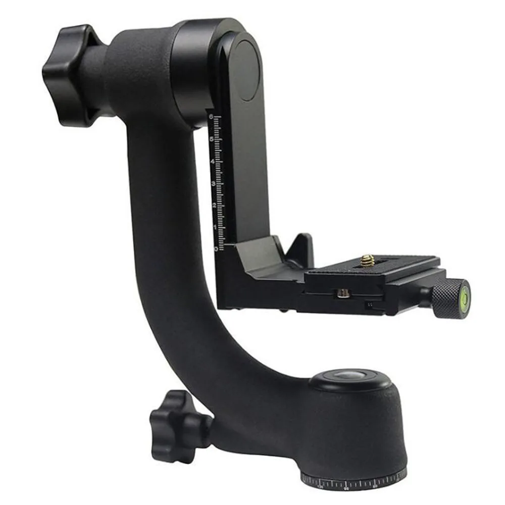 Metal 360 Degree Panoramic Gimbal Tripod Head Arca-Swiss Standard Bird Shooting Vertical for Canon Nikon DSLR Camera Watching