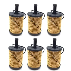 6 x Engine Oil Filter HU719/7x Filter Insert for Audi VW 2,0 TDI R32 3,2l V6 V5 071 115 562, 071115562A, 071115562B, 071115562C