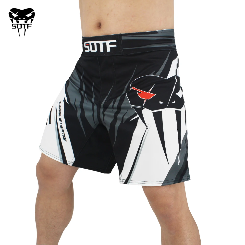 WTUVIVEMMA boxing sports fitness personality breathable loose large size shorts Thai fist pants running fights cheap mma shorts