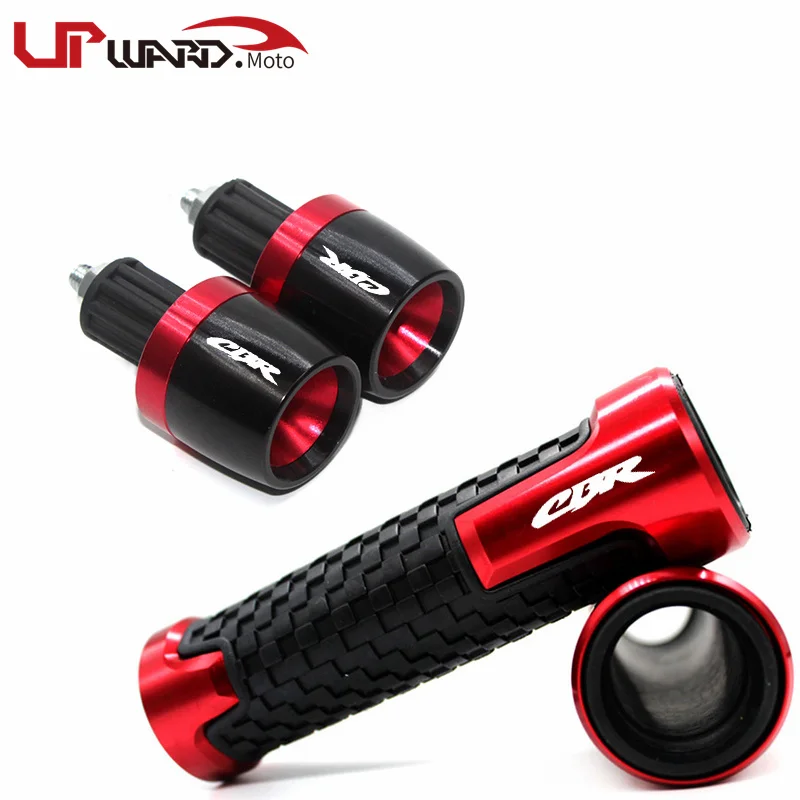 For Honda CBR 600 F2 F3 F4 F4i CB599 CBR600RR CBR1000RR CB900RR 7/8\'\' 22mm Motorcycle handlebar grip end handle bargrips