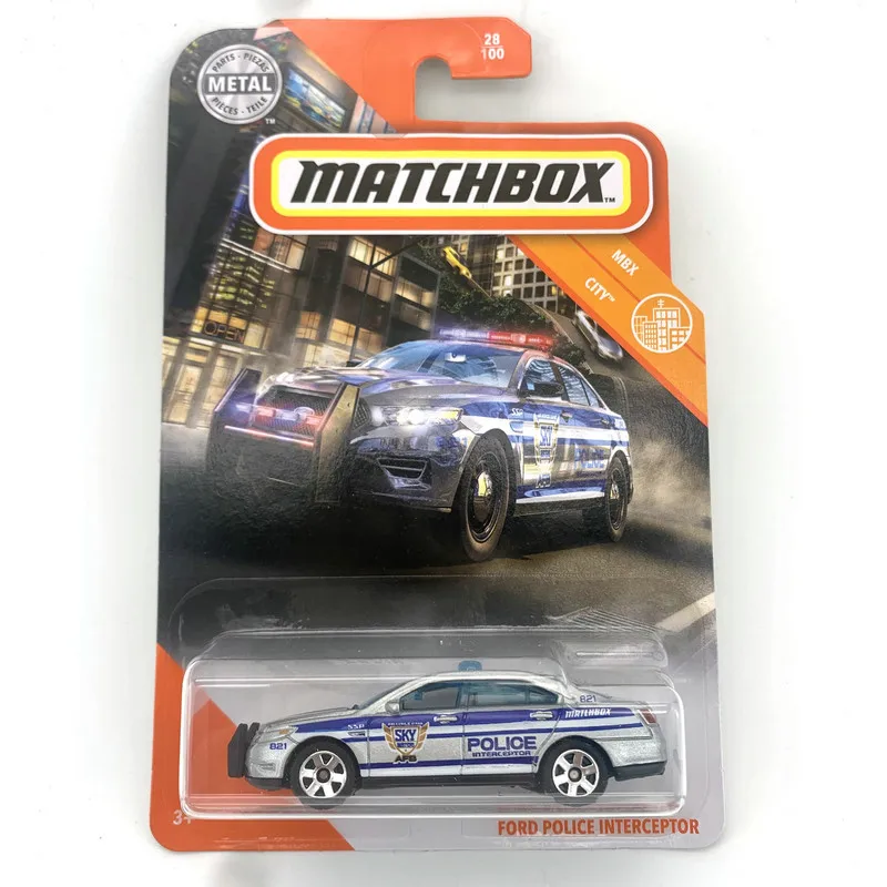 2020 Matchbox Cars 1:64 Car FORD POLICE INTERCEPTOR Metal Diecast Alloy Model Car Toy Vehicles