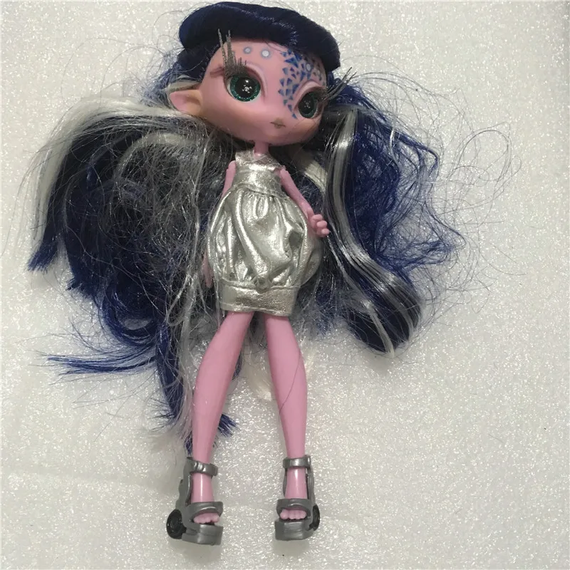 أونا الآية وحوش دمية لعبة فتاة هدية عيد ميلاد نوفي نجوم دمية الشعر الطويل 20 سنتيمتر دمية مع الملابس لتقوم بها بنفسك دمية لعبة هدية عيد ميلاد s