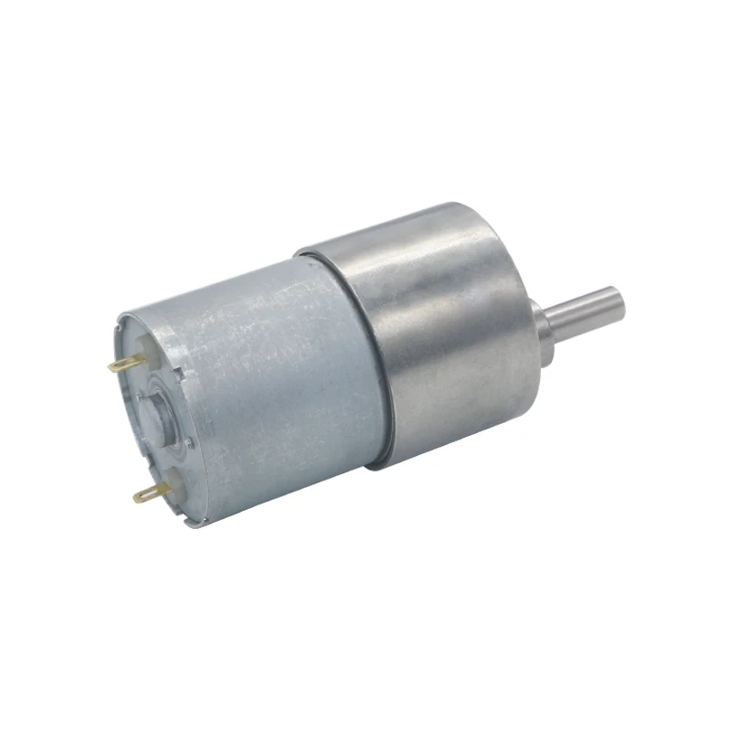 37mm Diameter Gearbox Geared Motors Eccentric Shaft High Torque Full Metal Reduction 12-24VDC 7RPM-1600RPM Gear Motor