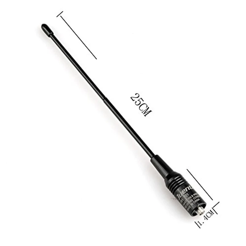 RH-701 U/V 144/430MHz SMA-F Antenna for BaoFeng /Kenwood /Wouxun /TYT /Puxing Handheld Ham Radio Two Way Radio Walkie Talkie