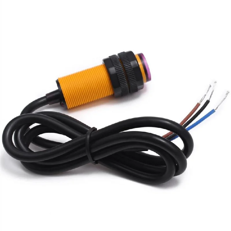 New E18-D80NK Photoelectric Sensor Module Infrared Obstacle Avoidance Proximity Switch 3-80cm Smart Car Robot E18 D80NK