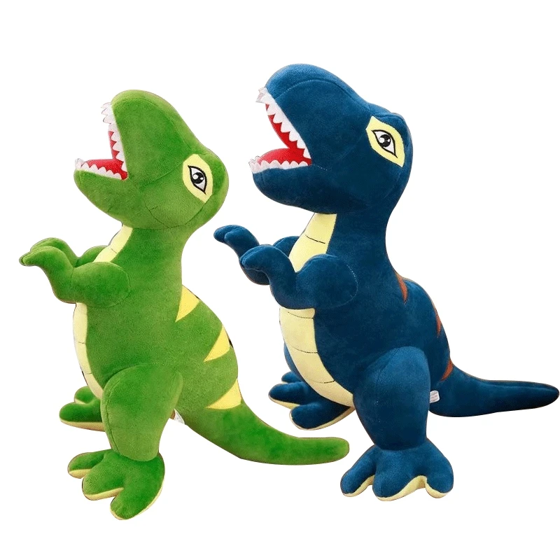 Hot 60cm/90cm Cartoon Dinosaur Plush Toys Hobbies Huge Tyrannosaurus Rex Plush Dolls Stuffed Toys For Children Boys Classic Toys